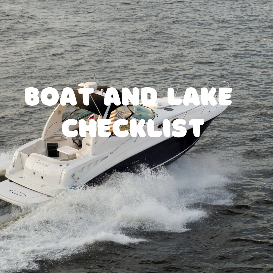 Free Printable Boat & Lake Checklist