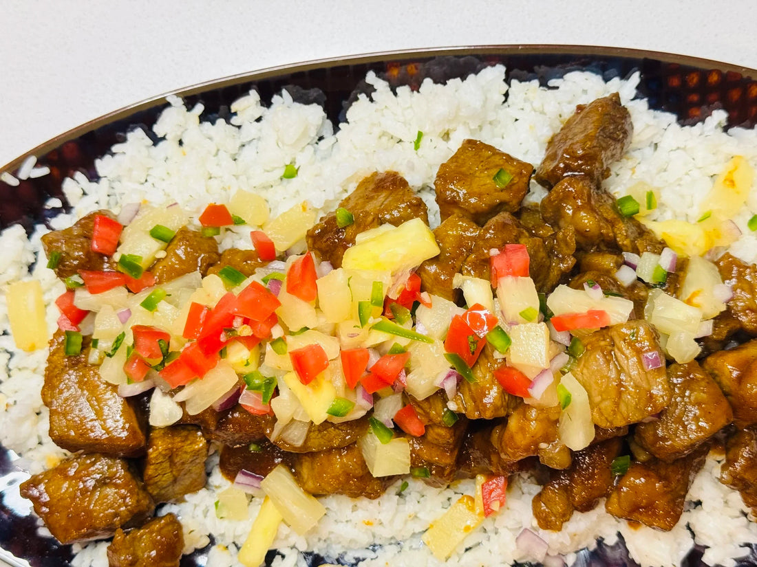 Aloha Steak Bowl | Hawaiian-Inspired Pineapple Steak Rice Bowl Recipe
