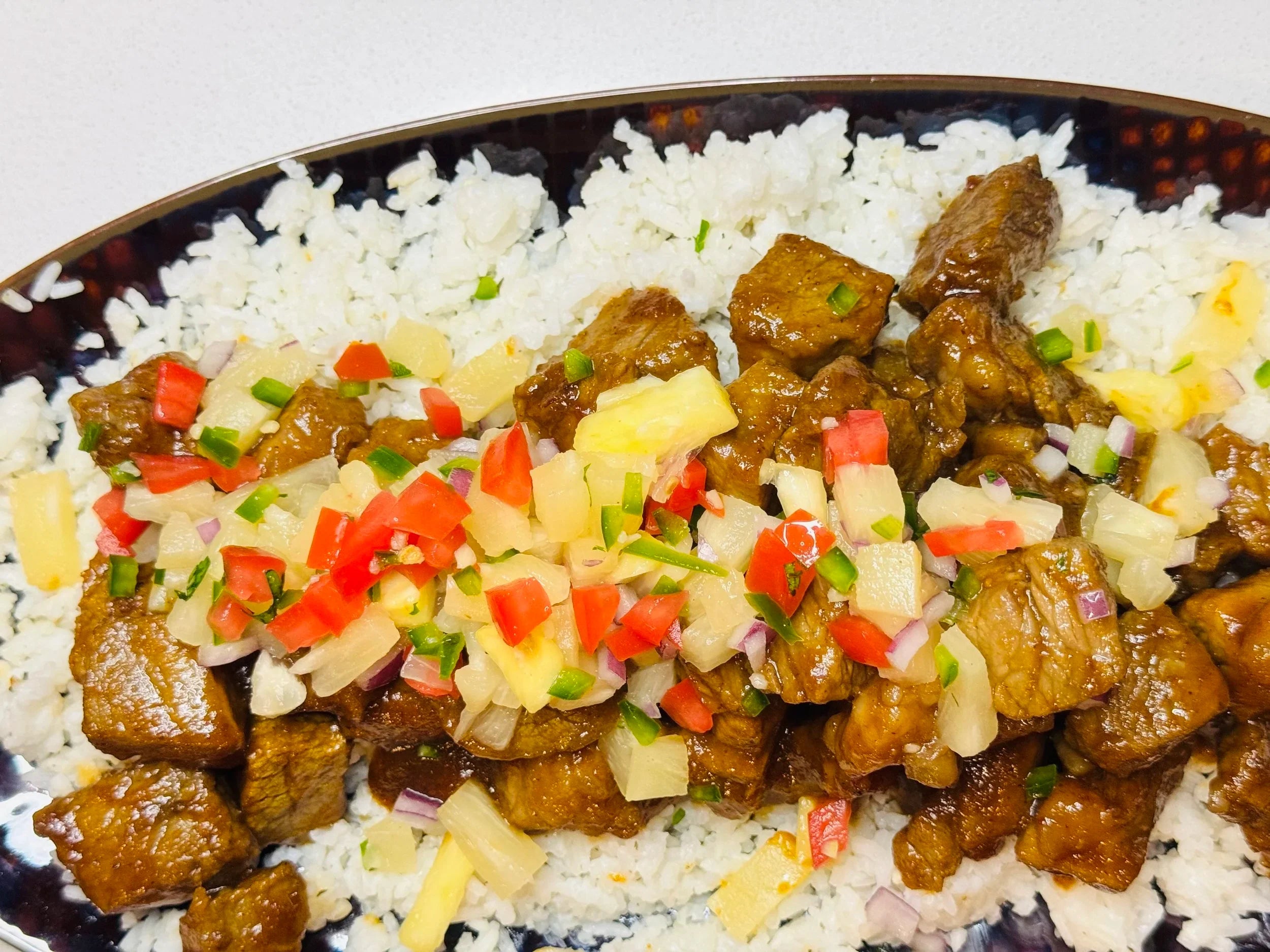 Aloha Steak Bowl | Hawaiian-Inspired Pineapple Steak Rice Bowl Recipe