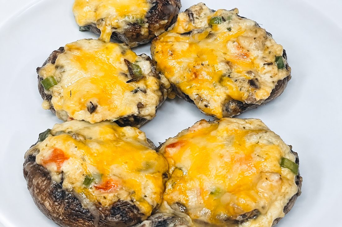 Shrimp & Crab Stuffed Mushrooms