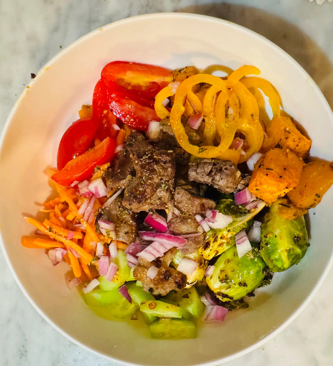 Sweet Potato and Steak Bowl | Healthy High-Protein Dinner Recipe