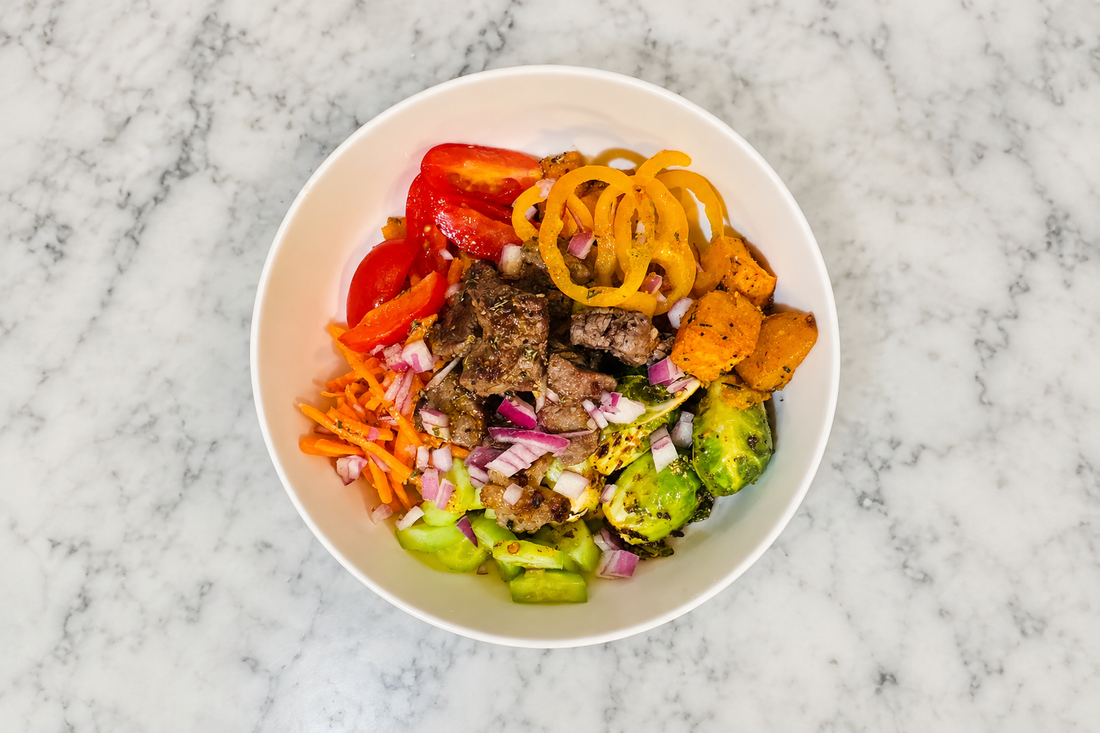 Sweet Potato and Steak Bowl | Healthy High-Protein Dinner Recipe