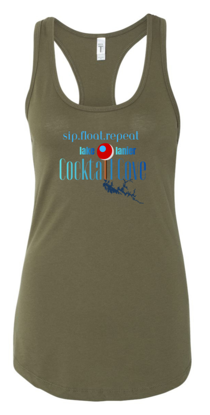 Lake Lanier Cocktail Cove | Racerback Tank