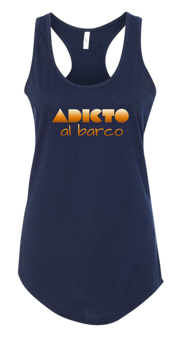 Adicto al Barco Women's Racerback Tank | Spanish Boat Life Tank Top