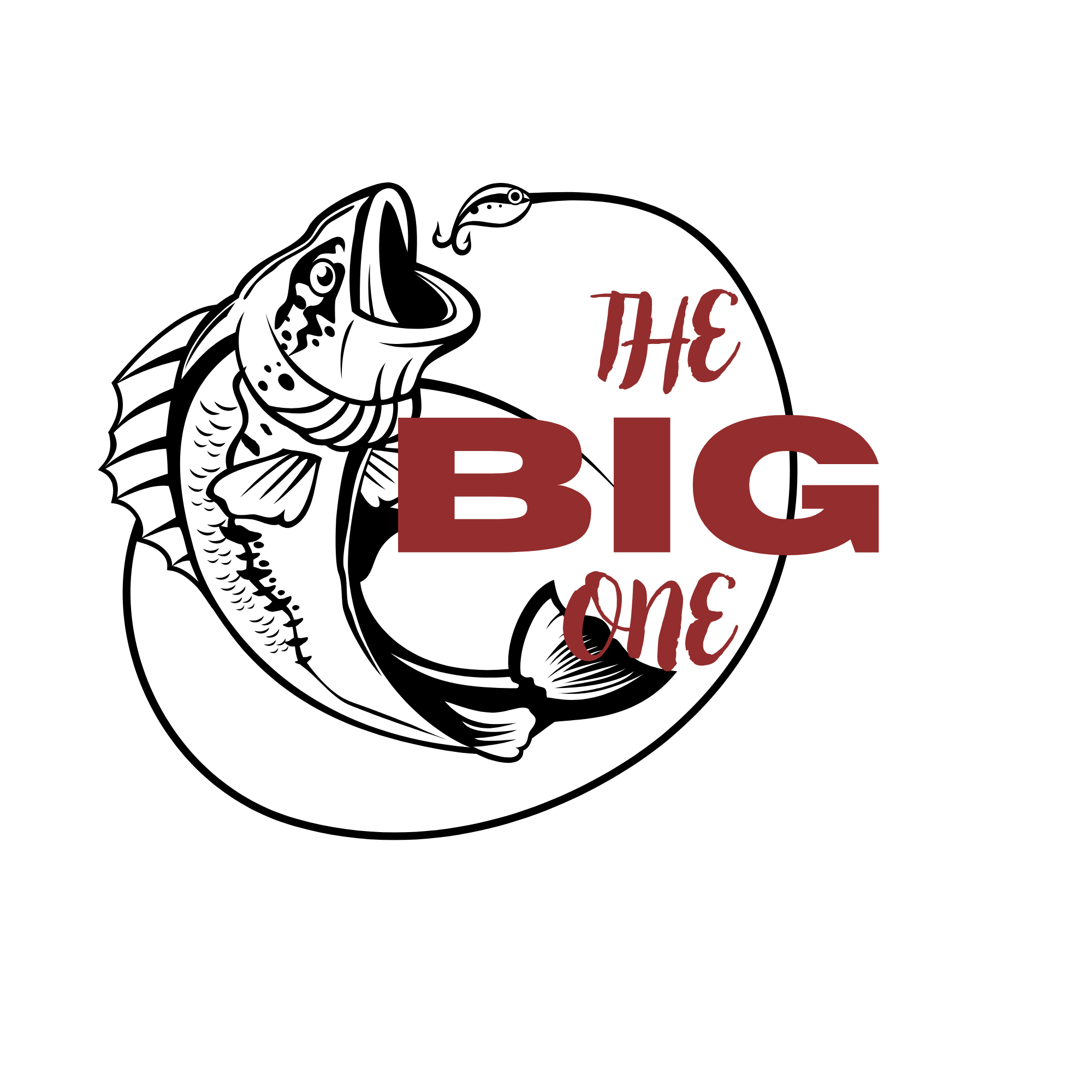 The Big One Matching Couple Fishing T-Shirt Set | Lake Life Tees
