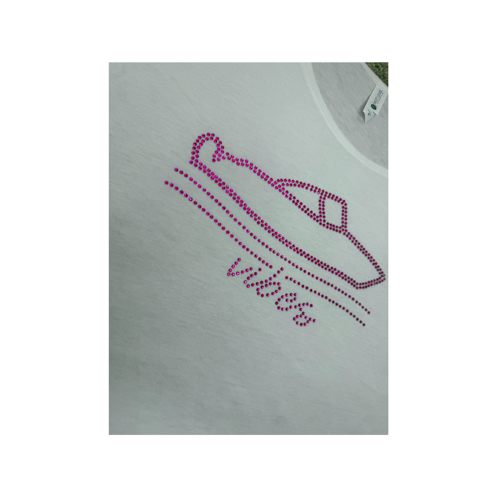Boat Vibes Rhinestone Women’s Flowy Tank | Sparkly Lake Life Tank Top