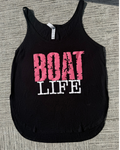 Boat Life | Women’s Black Flowy Tank