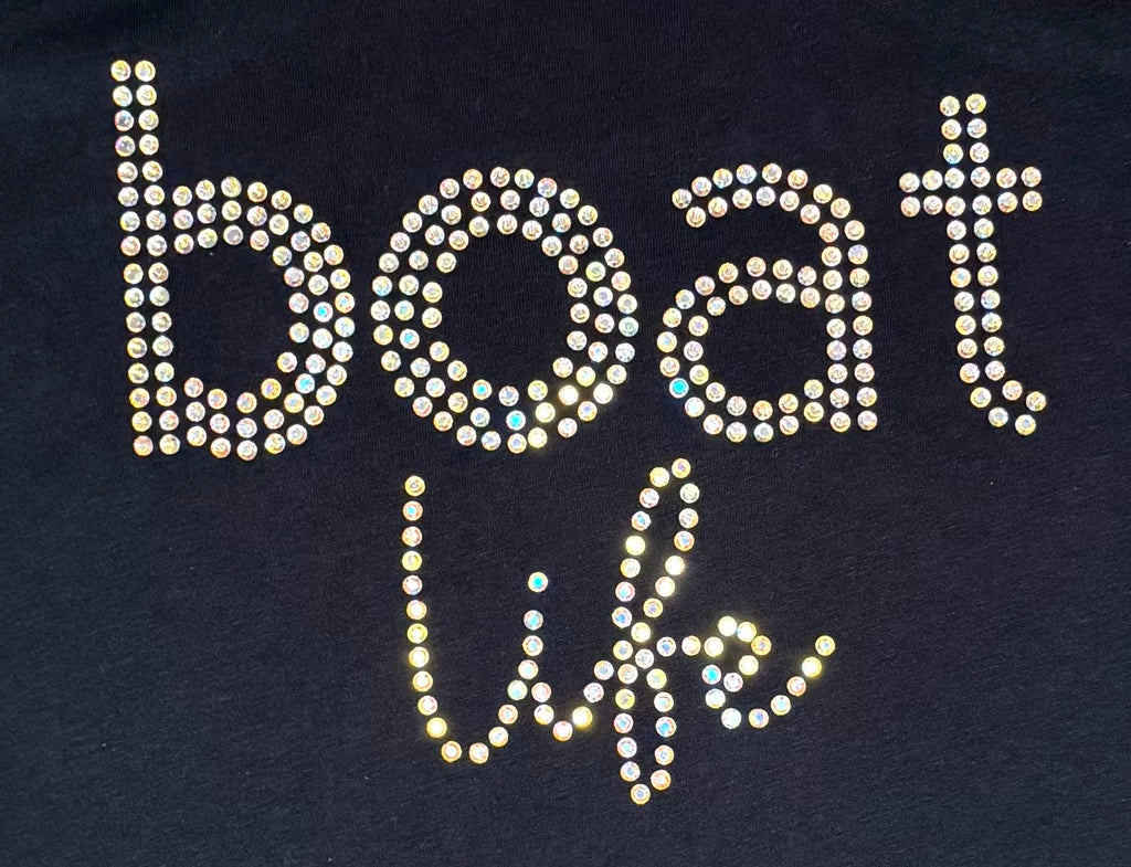 Boat Life Rhinestone | Ladies Tank
