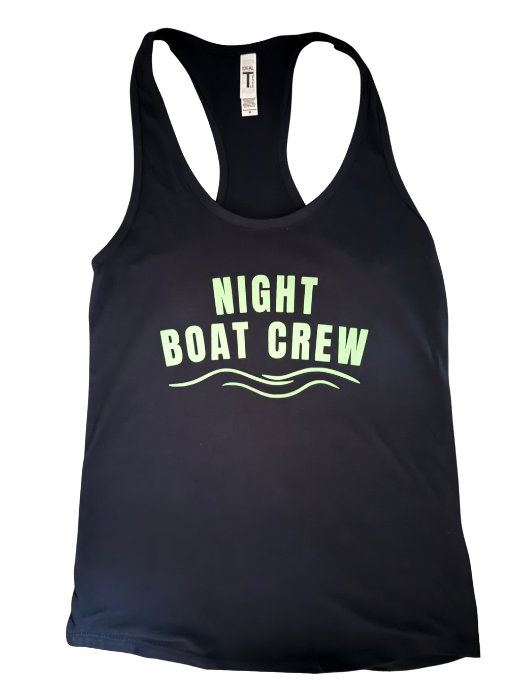 Night Boat Crew Glow-in-the-Dark Women's Racerback Tank | Lake Life Tank Top