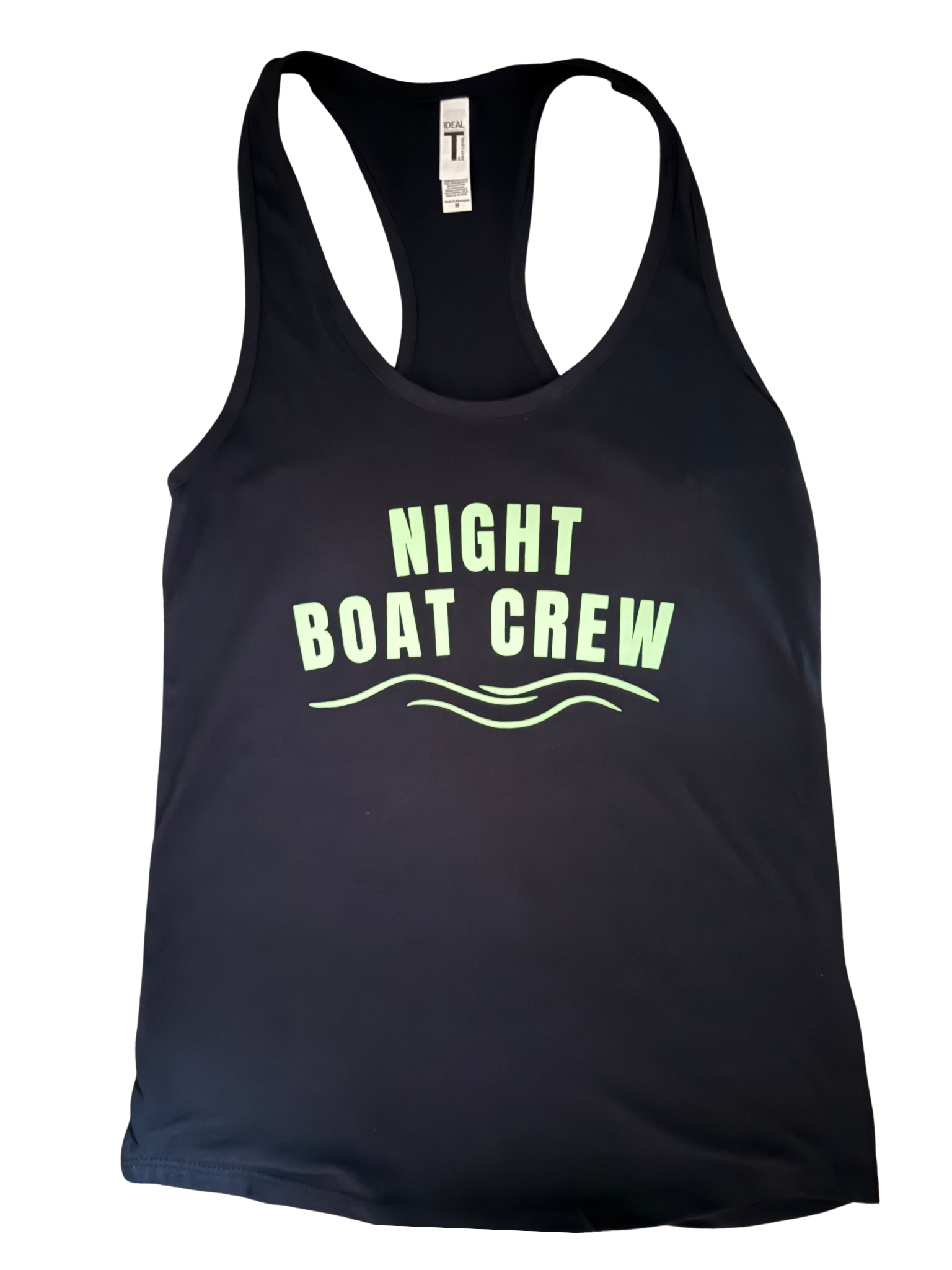 Night Boat Crew Glow-in-the-Dark Women's Racerback Tank | Lake Life Tank Top