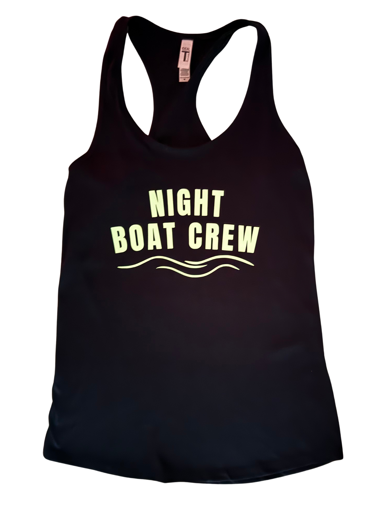 Night Boat Crew Glow-in-the-Dark Women's Racerback Tank | Lake Life Tank Top