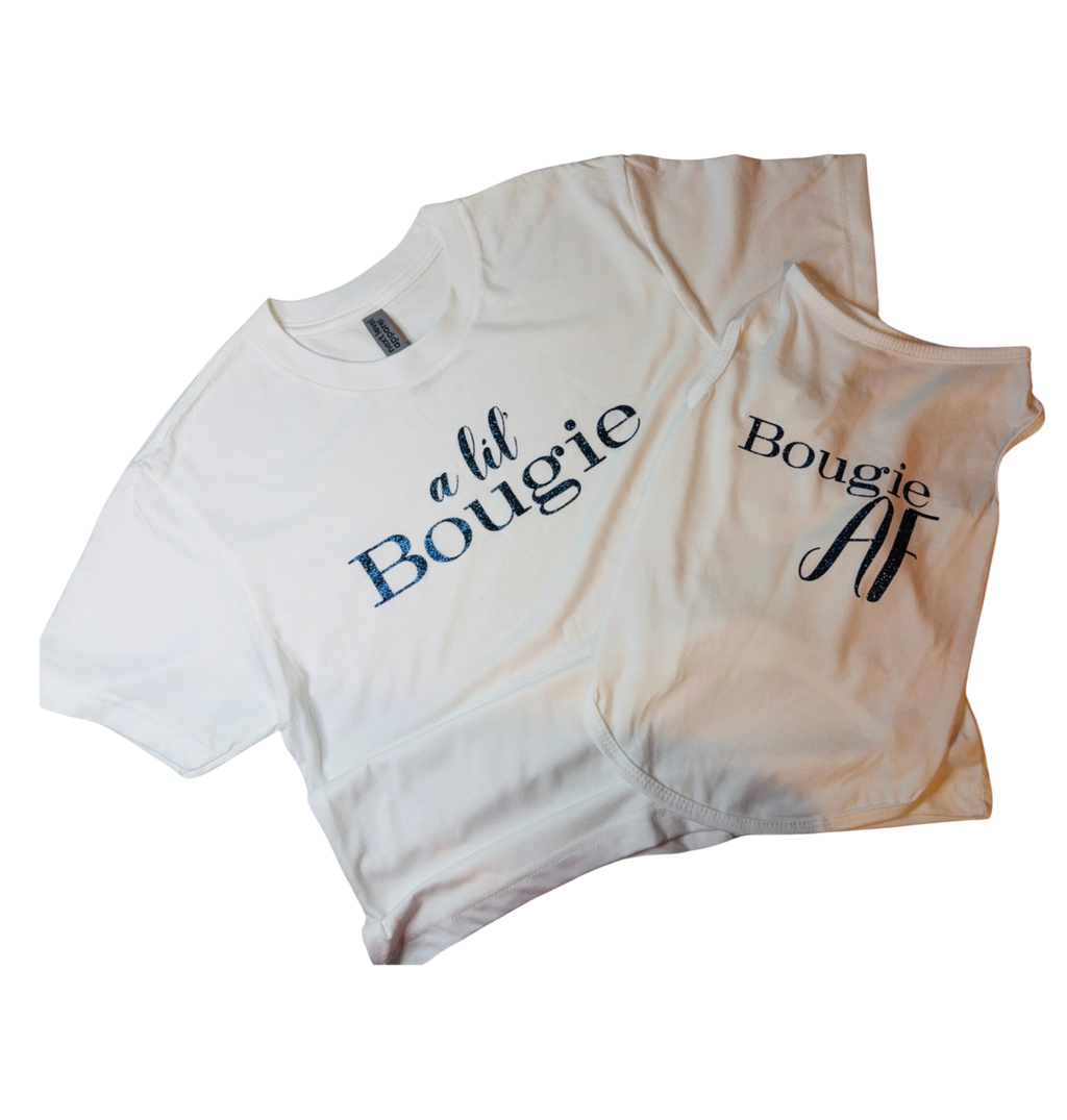 A LIL Bougie & Bougie AF | Dog & Owner Matching Set
