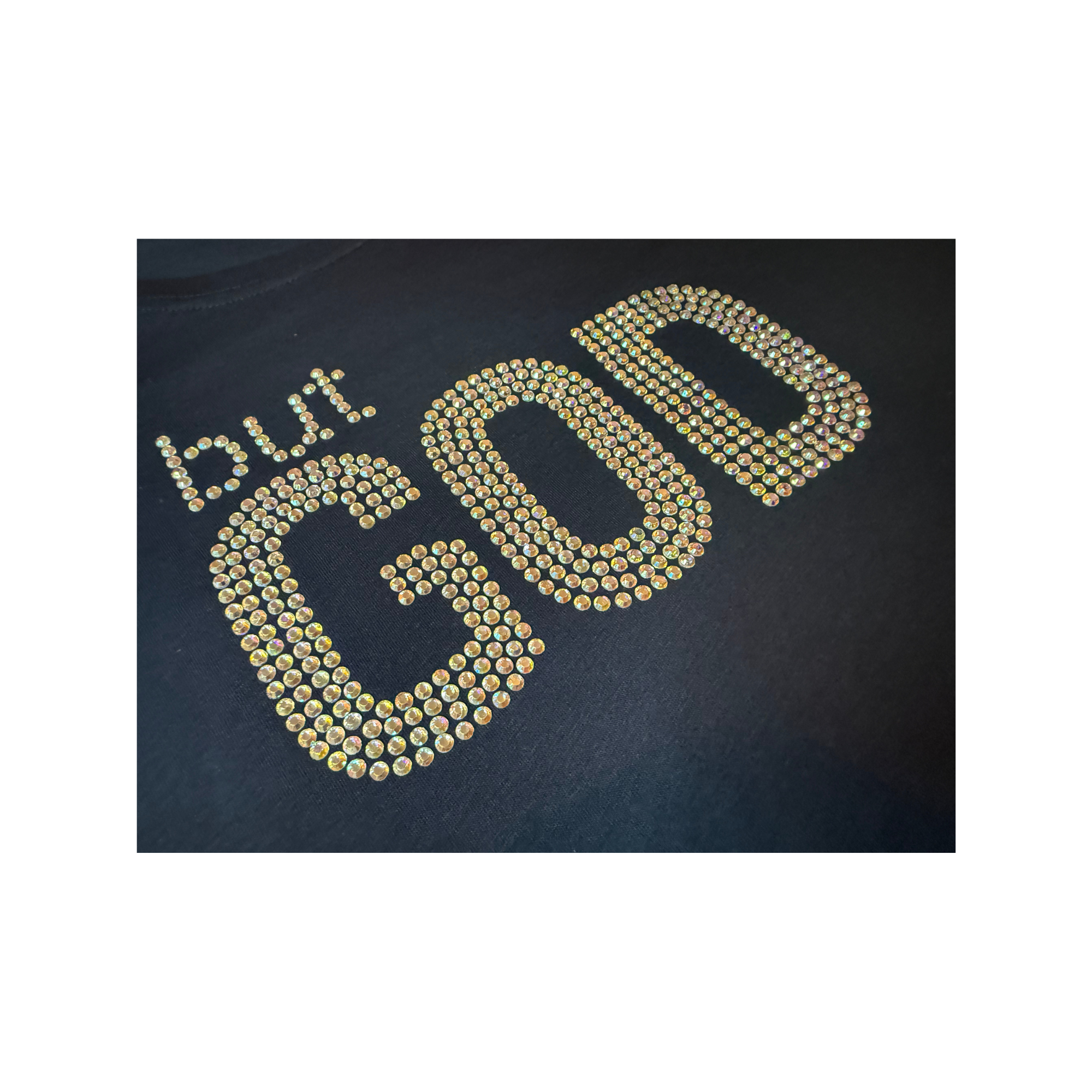 But GOD | Women's Rhinestone Faith Tee