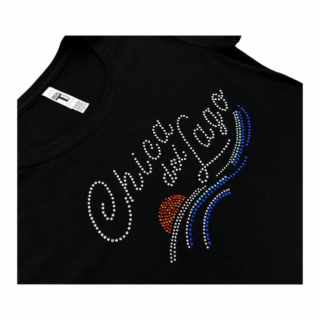 Hispanic Lake Life Rhinestone Tee | Chica del Lago