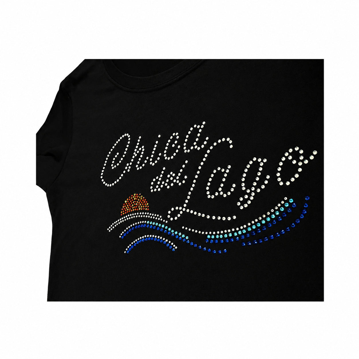 Hispanic Lake Life Rhinestone Tee | Chica del Lago