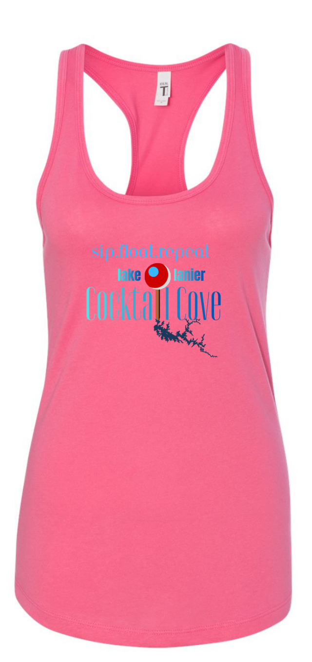 Lake Lanier Cocktail Cove | Racerback Tank