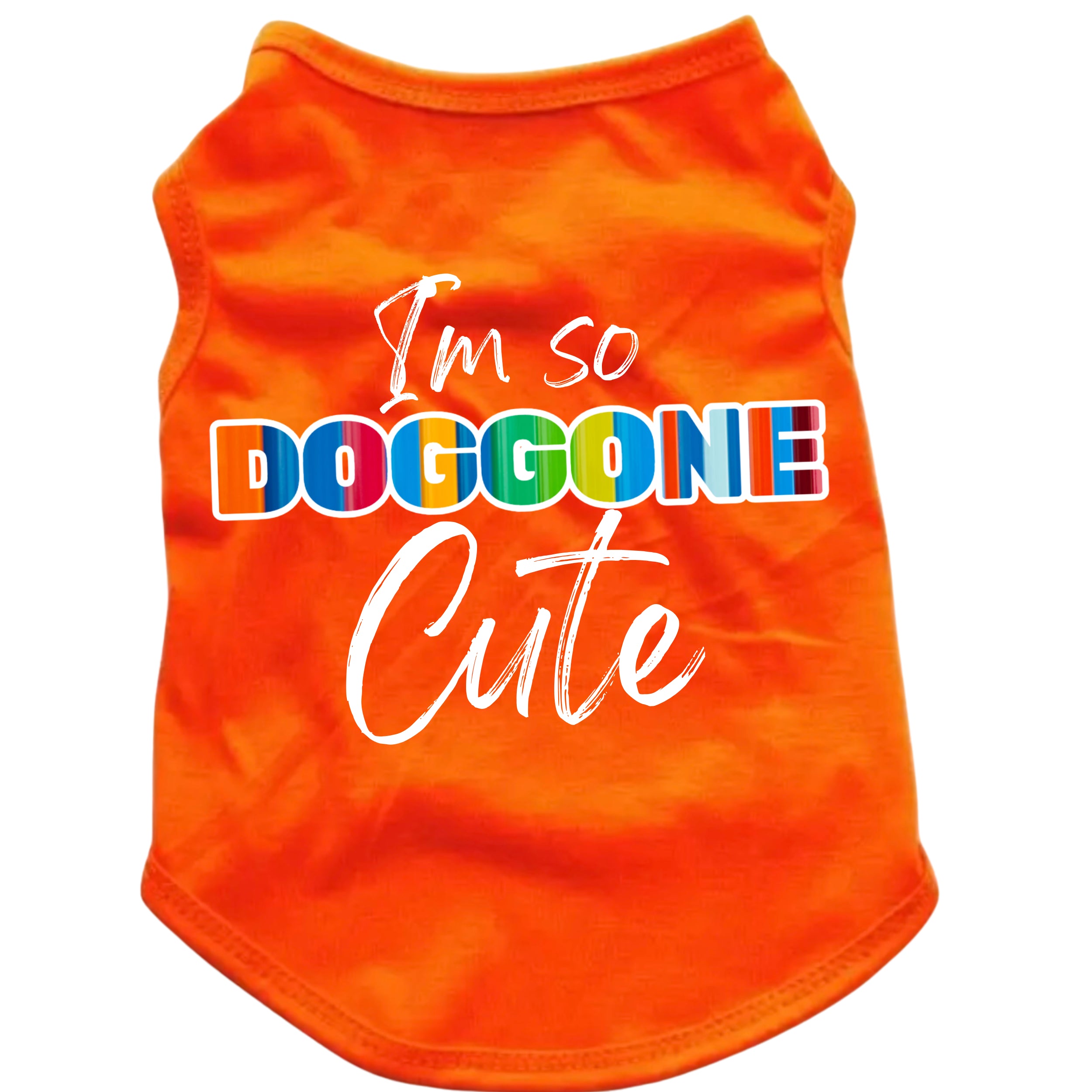 I'm So Doggone Cute Dog Shirt | Colorful Funny Puppy T-Shirt