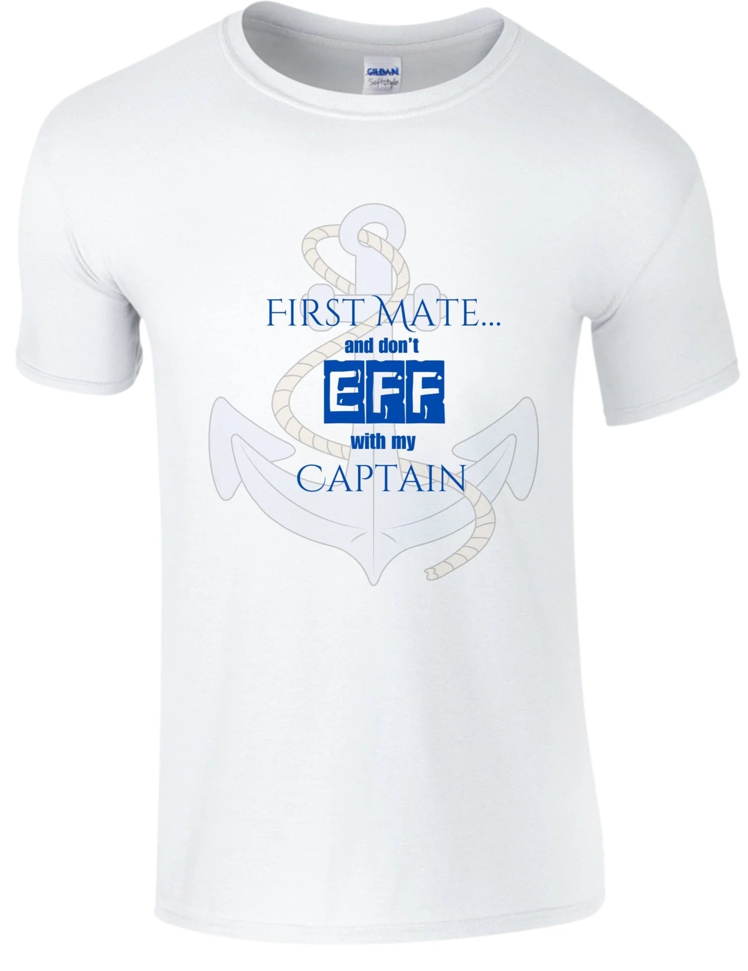 Captain & First Mate | Matching Couples Boat T-Shirt Set