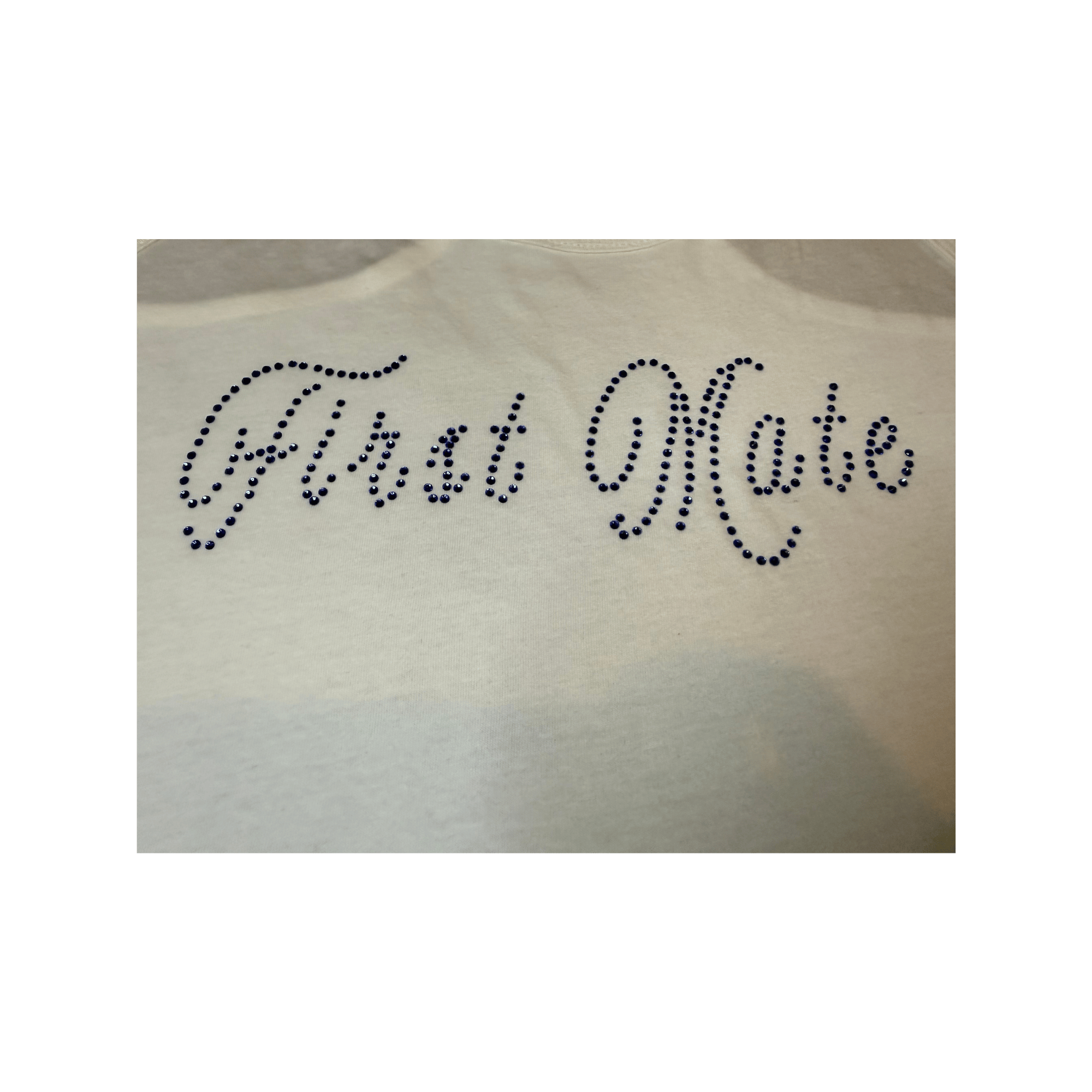 First Mate | Rhinestone Racerback Tank
