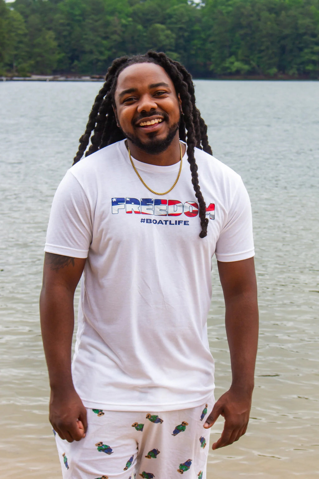Freedom Vibes | Unisex Lake Life Graphic Tee