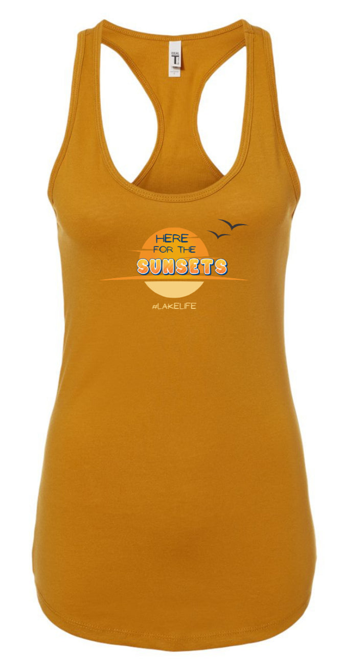 Here For the Sunsets | Ladies Tank