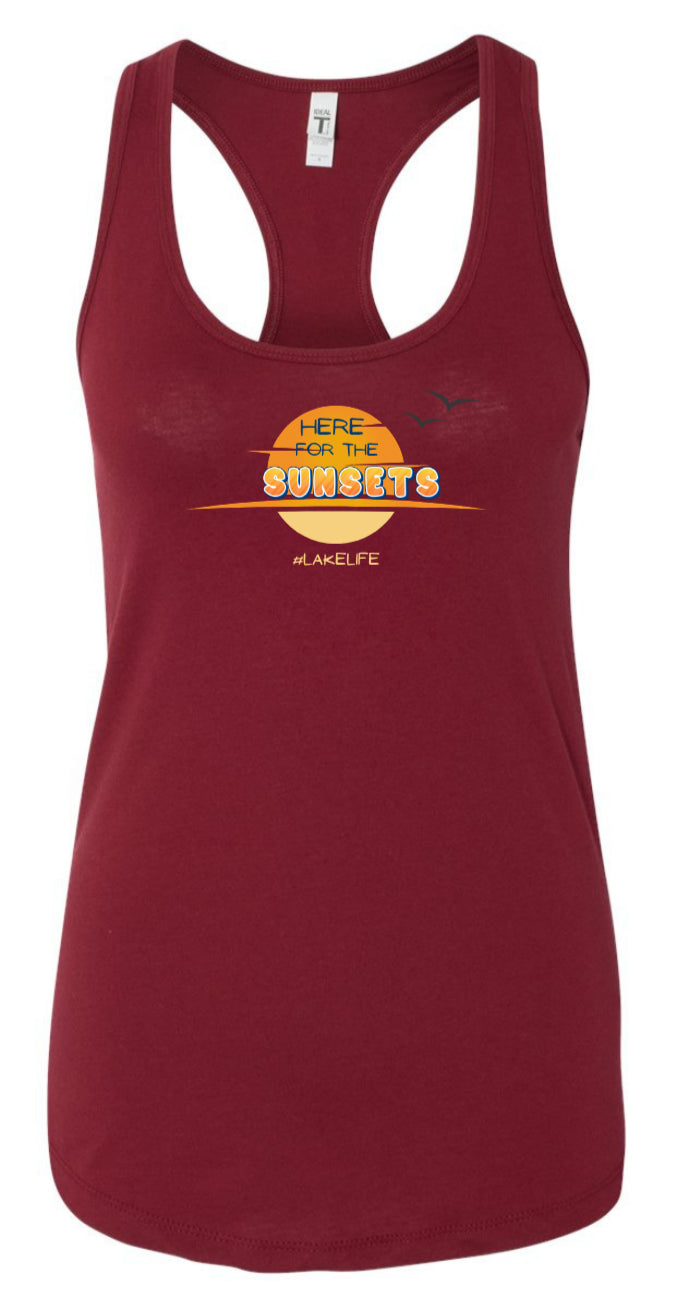 Here For the Sunsets | Ladies Tank
