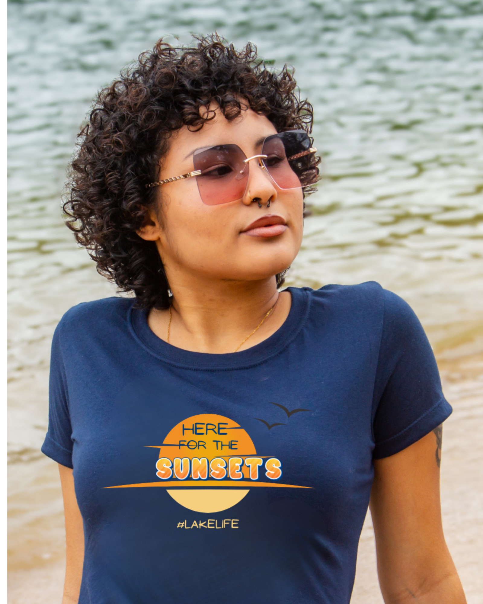 Here For the Sunsets | Lake Life Tee