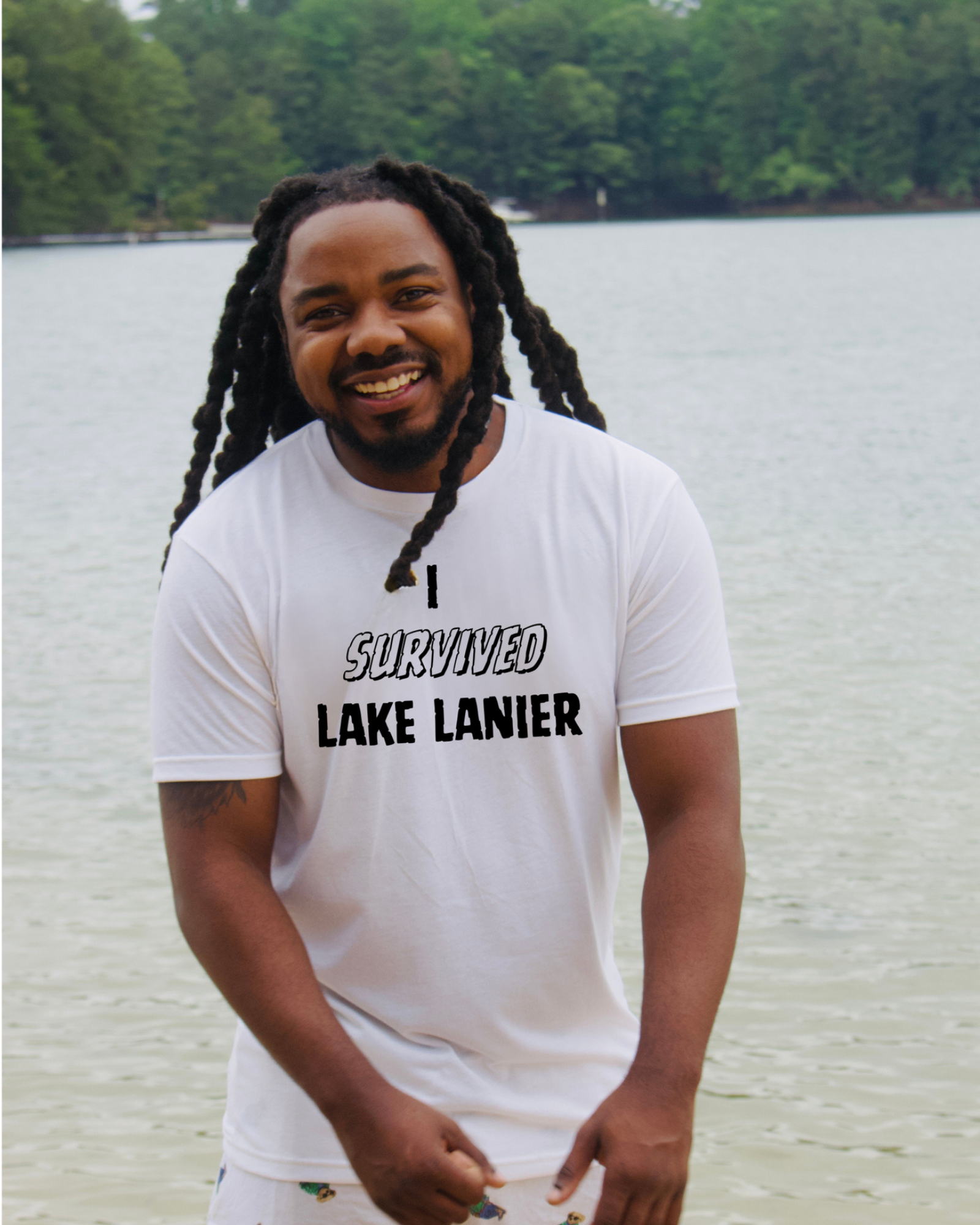 I Survived Lake Lanier | Funny Unisex Lake Tee
