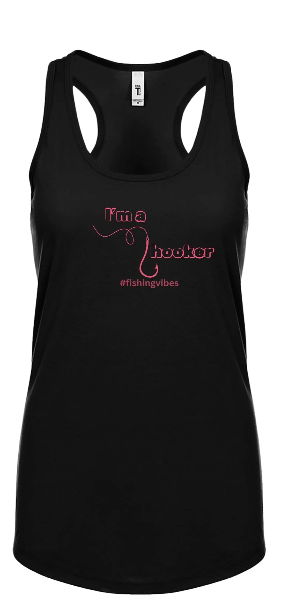 I'm A Hooker | Ladies Fishing Racerback Tank