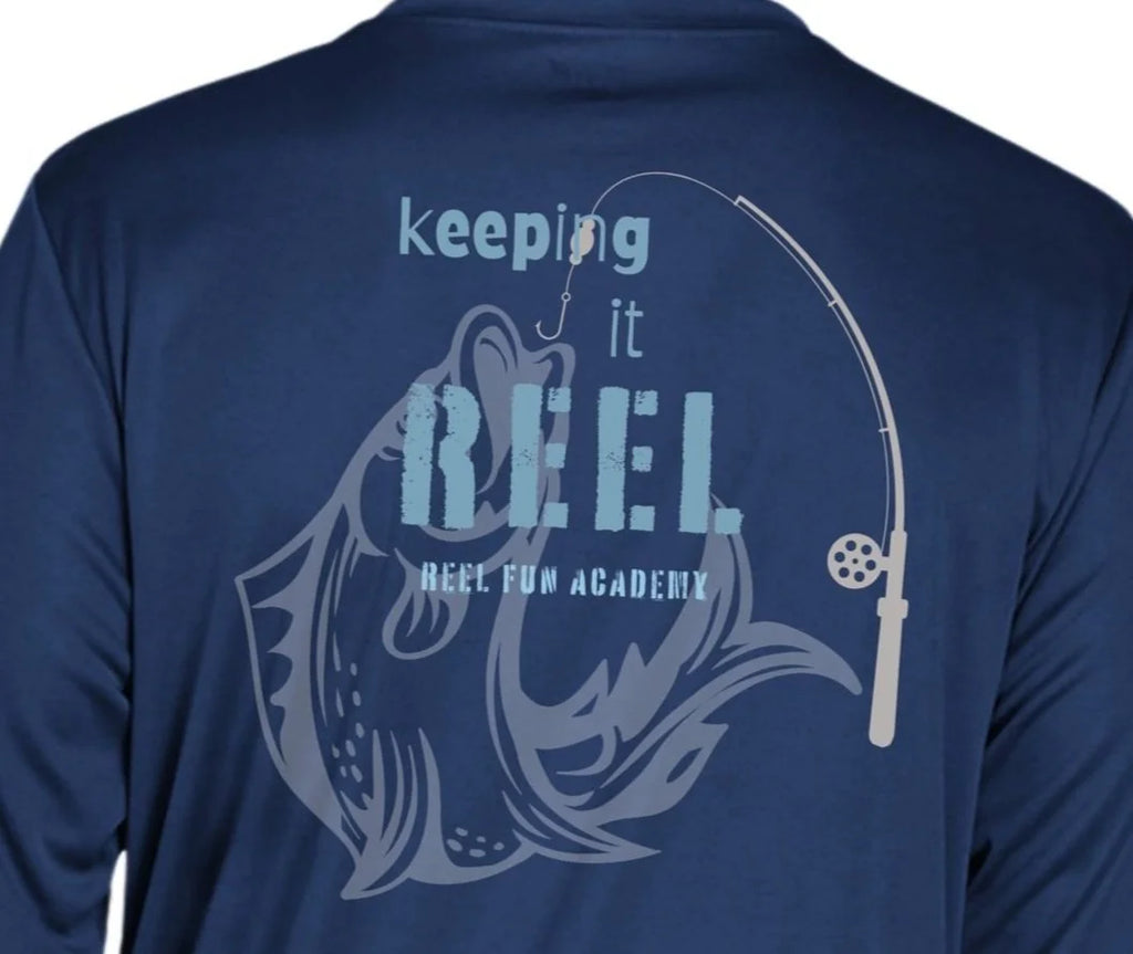 Keeping It Reel Long Sleeve Performance Fishing Shirt | UV Protection Angler Tee