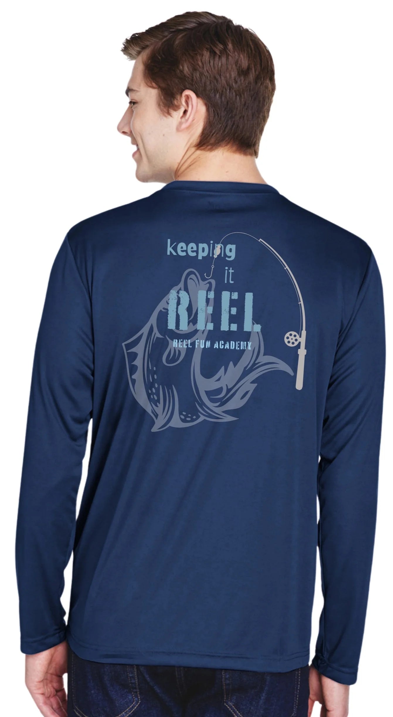 Keeping It Reel Long Sleeve Performance Fishing Shirt | UV Protection Angler Tee