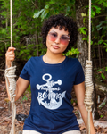 Life Happens Boating Helps Women’s Fitted T-Shirt | Lake Life Tee
