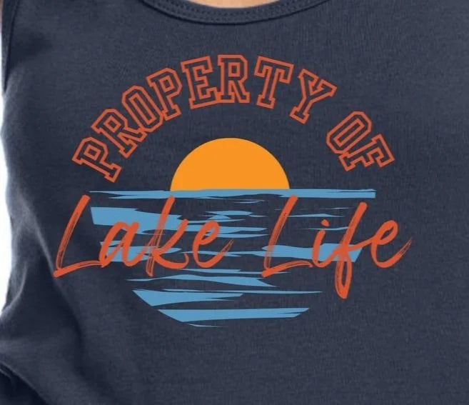 Property of Lake Life Women's Racerback Tank | Lake Life Tank Top