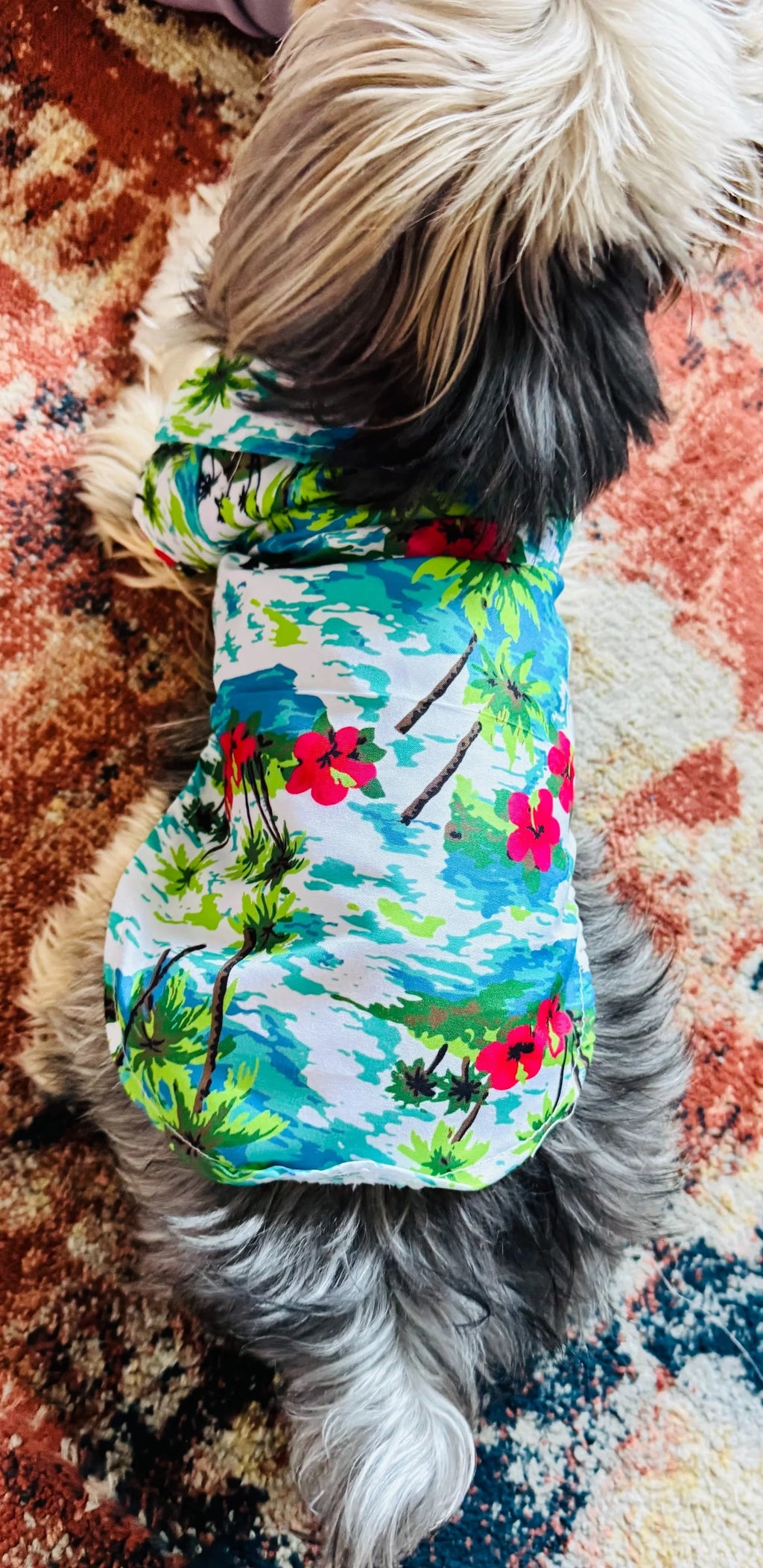 Tropical Dog and Cat Shirt | Hawaiian Pet Shirt | Beach Dog Apparel