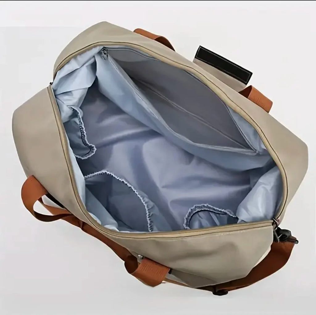 Canvas Weekender Bag with Shoe Compartment | Lake & Travel Duffel